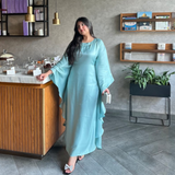 GLIMMER LAVA  BUTTERFLY KAFTAN DRESS