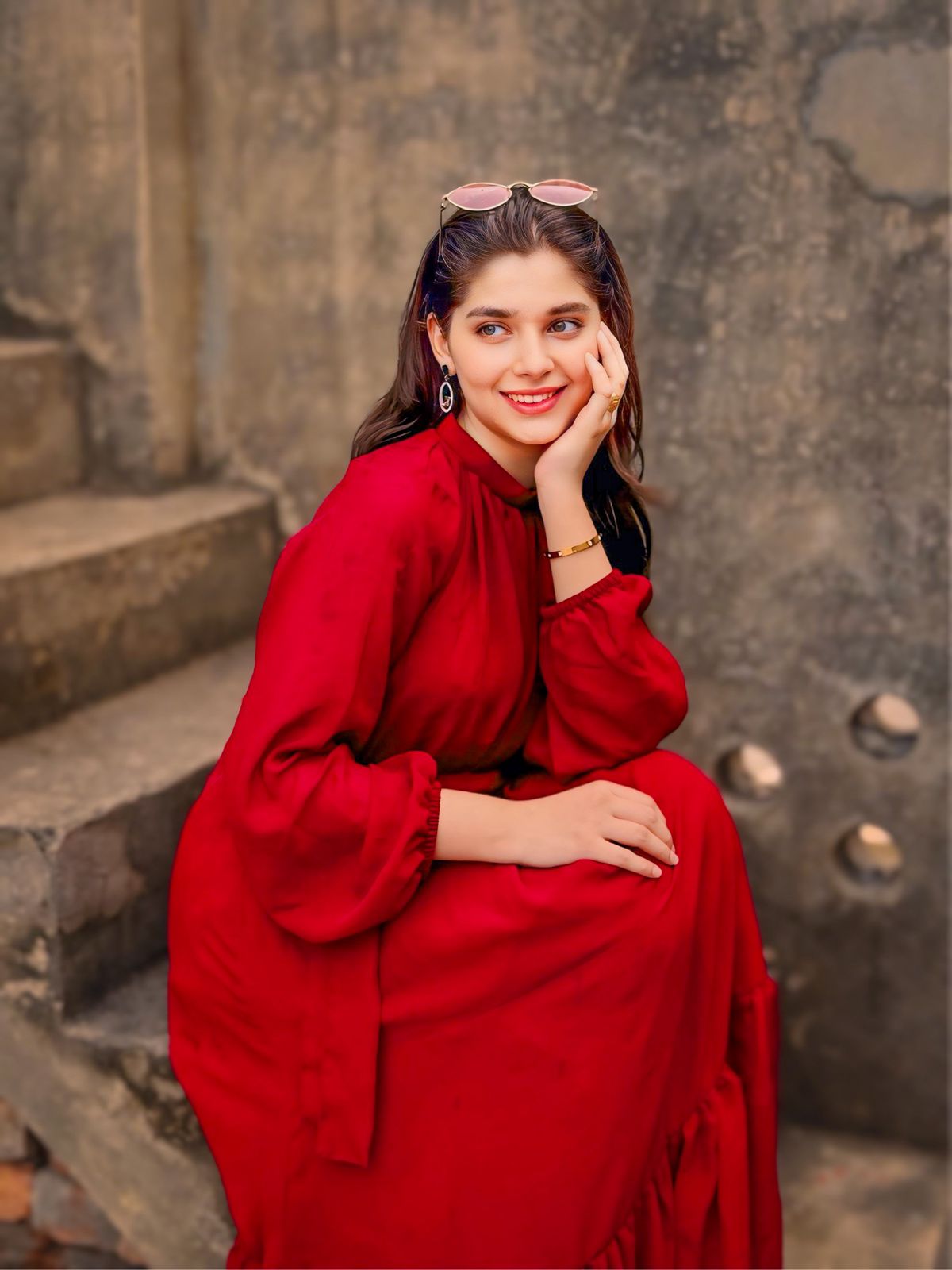 MAROON URBANIC DRESS