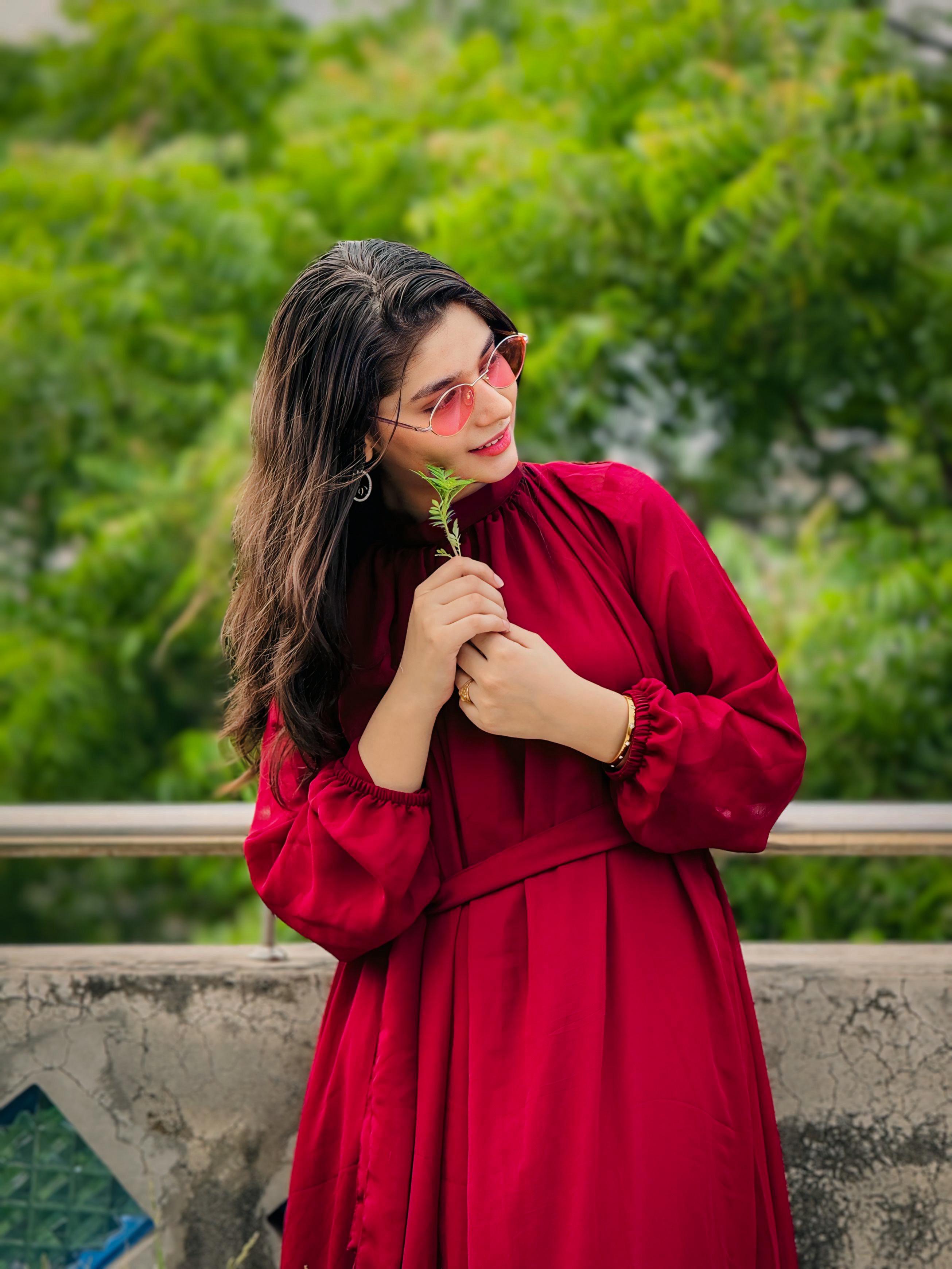 MAROON URBANIC DRESS