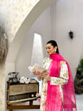 FARSHI FLAMINGO CUTWORK DRESS