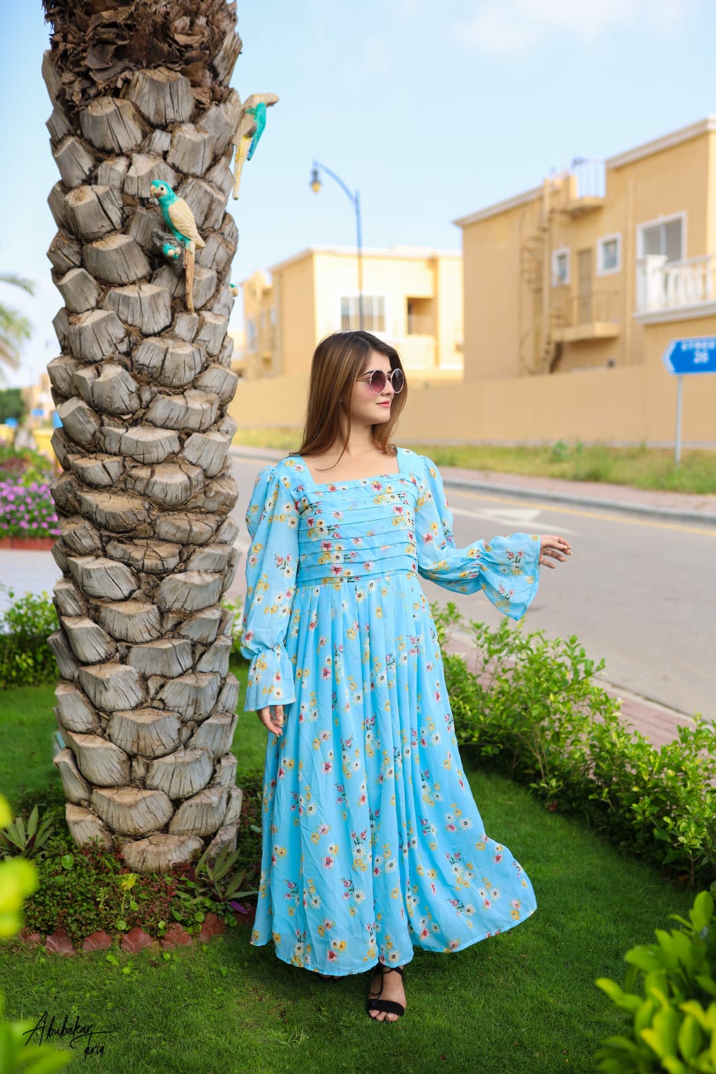 OPTIMISTIC PLEATED DRESS