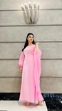 PINK SHEESHA SILK KAFTAN