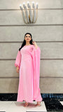 PINK SHEESHA SILK KAFTAN