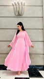PINK SHEESHA SILK KAFTAN