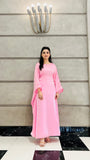 PINK SHEESHA SILK KAFTAN