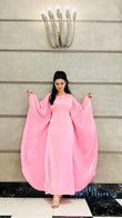 PINK SHEESHA SILK KAFTAN