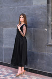 BLACK POLKA DOTS SLEEVES