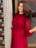 RED ARIA DRESS