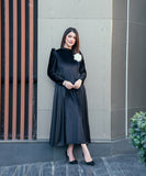 BLACK VELVET DRESS