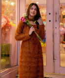 FLUFFY BRONZE BODYCON