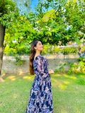 FRENCH NAVY BLUE DRESS